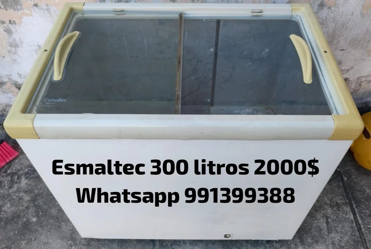 Freezer Horizontal Esmaltec 300 Litros tomada 127 voltz gela e congela e entrego - Foto 2