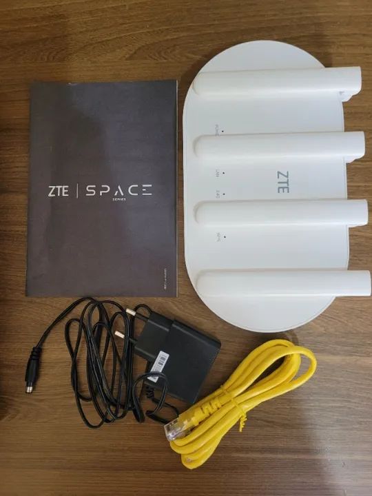 Roteador Wi-Fi Giga 4 antenas ZTE Space ZT199 branco 100V/240V - Foto 2