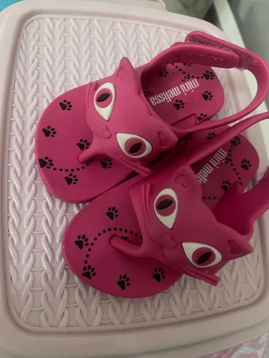 Sandálias Melissa Infantil Gatinha -