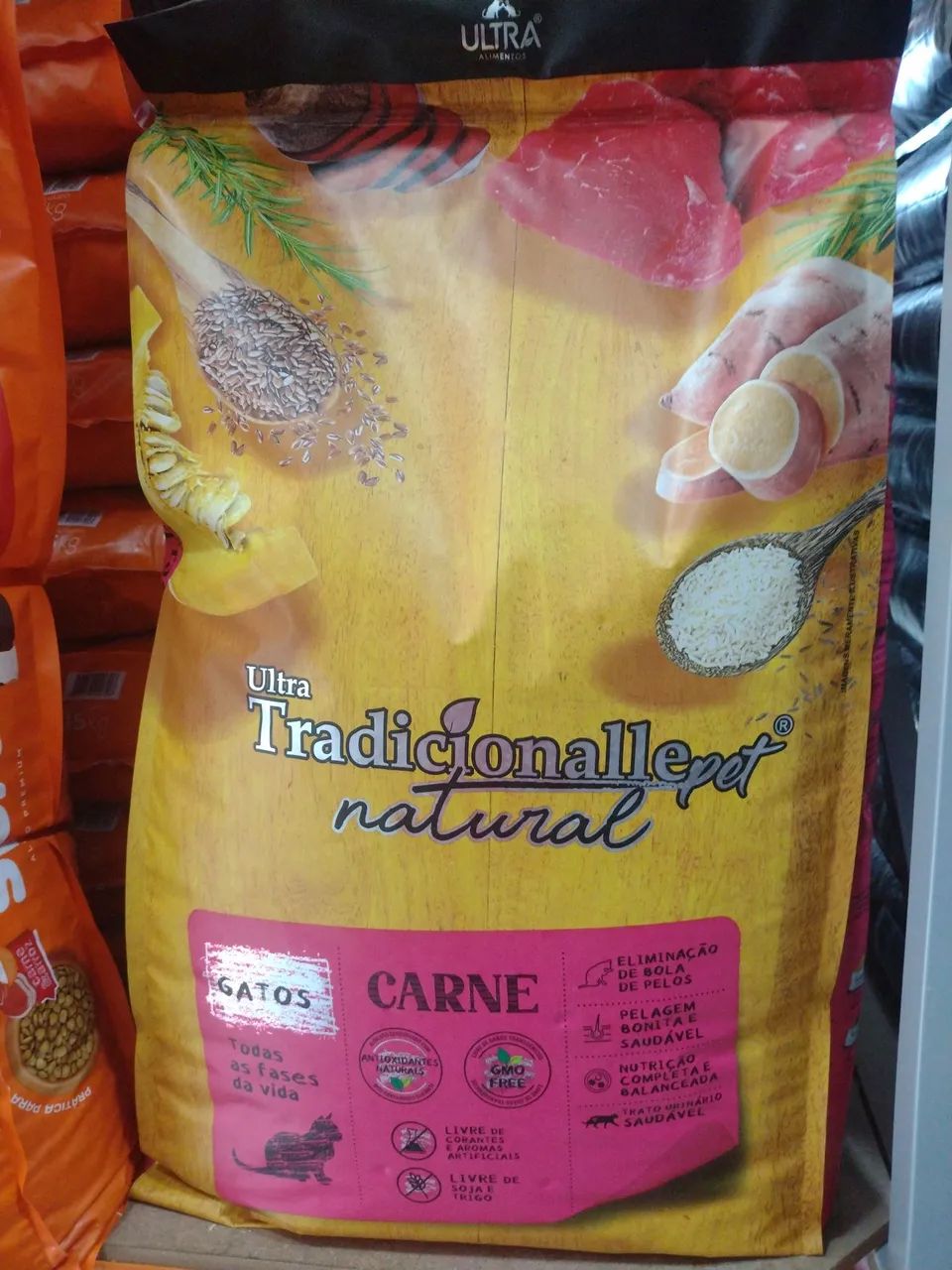 Ração Ultra Tradicionallepet Natural para Gatos - Carne