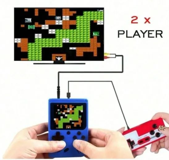 Mini GameBoy Vídeo Game Retro 400 Jogos Classicos Console Portátil Com Controle - Foto 5