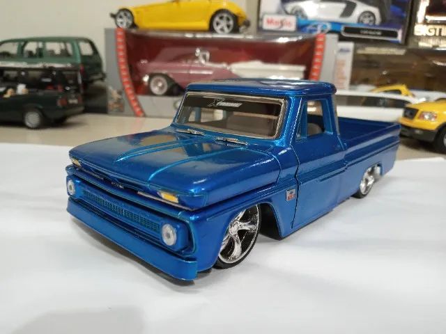Miniatura Ler Descrição Ickup C10 1966 1/24 Saico Rara 2m02 - Foto 2