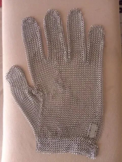 Luva de malha de aço pra açougue e cozinha  - Foto 3