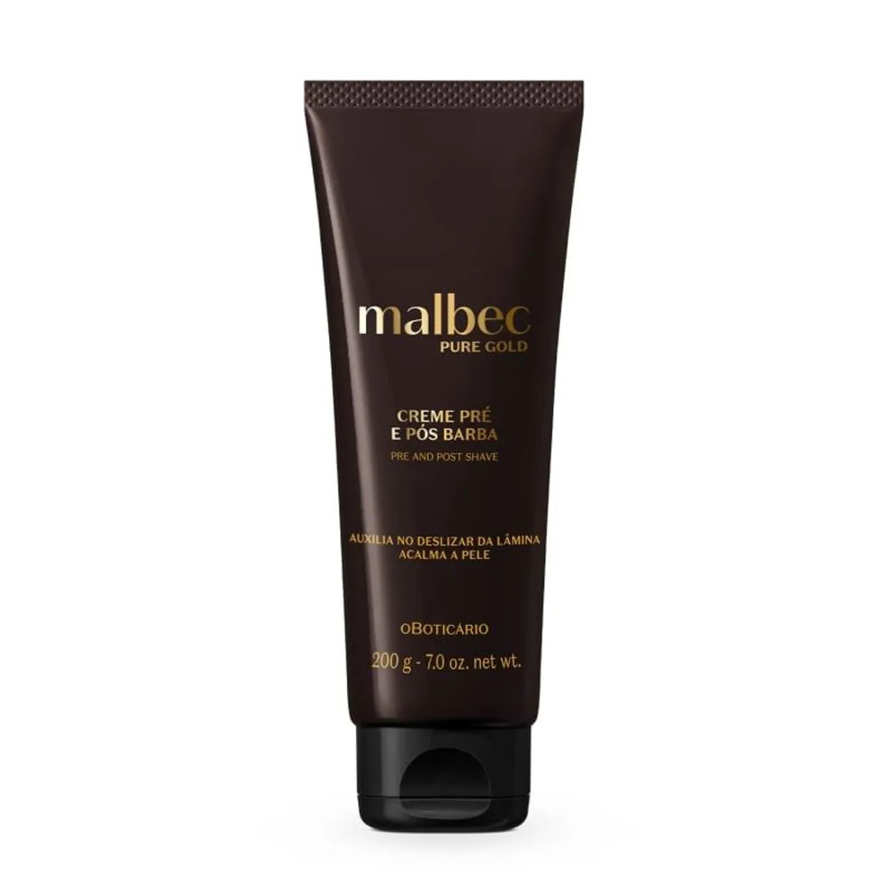 Creme Pré e Pós-Barba Malbec Pure Gold 200g