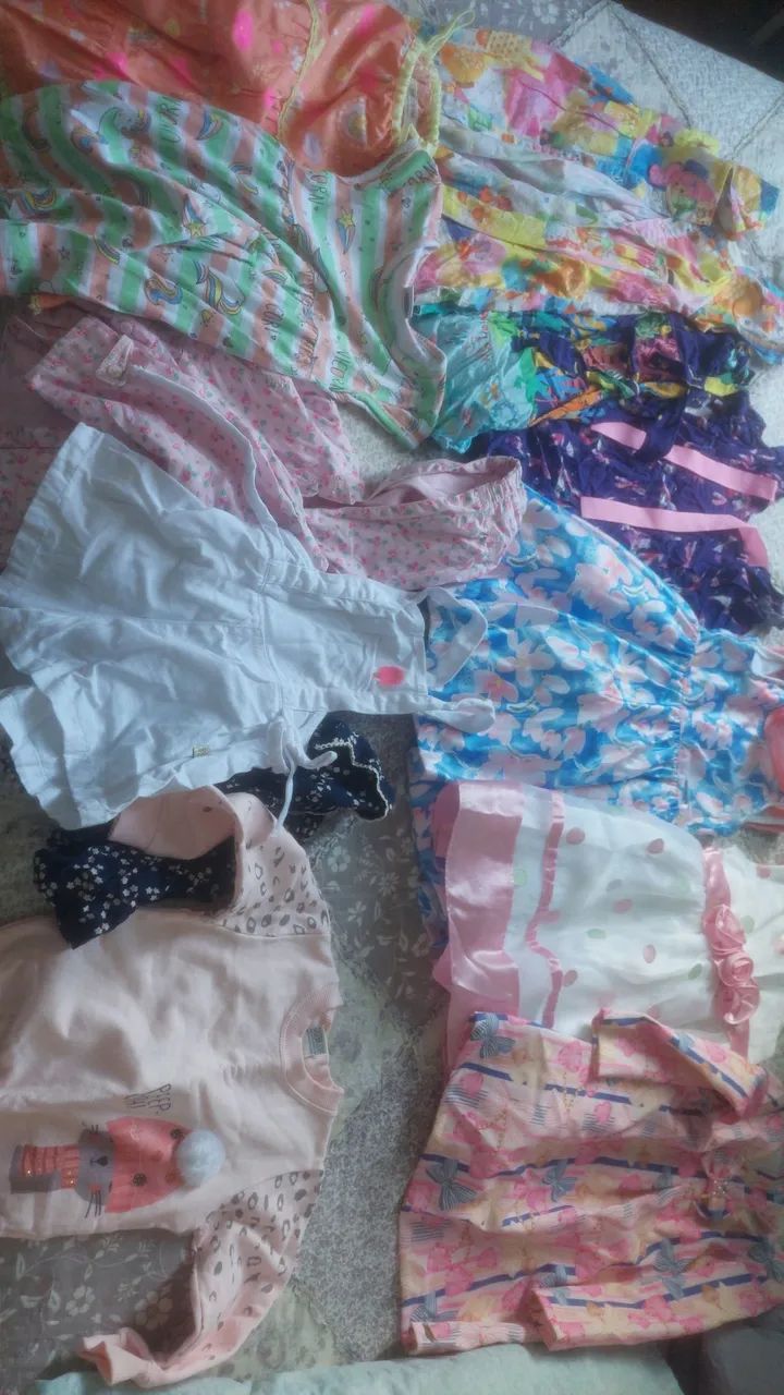 Lote roupa menina 2 anos