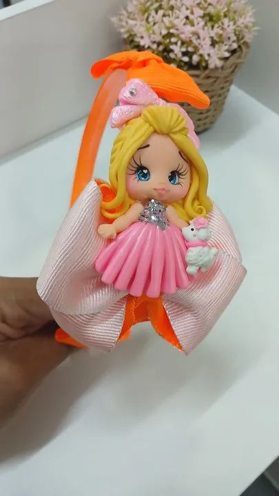 ARCO de cabelo infantil - Menina Barbie