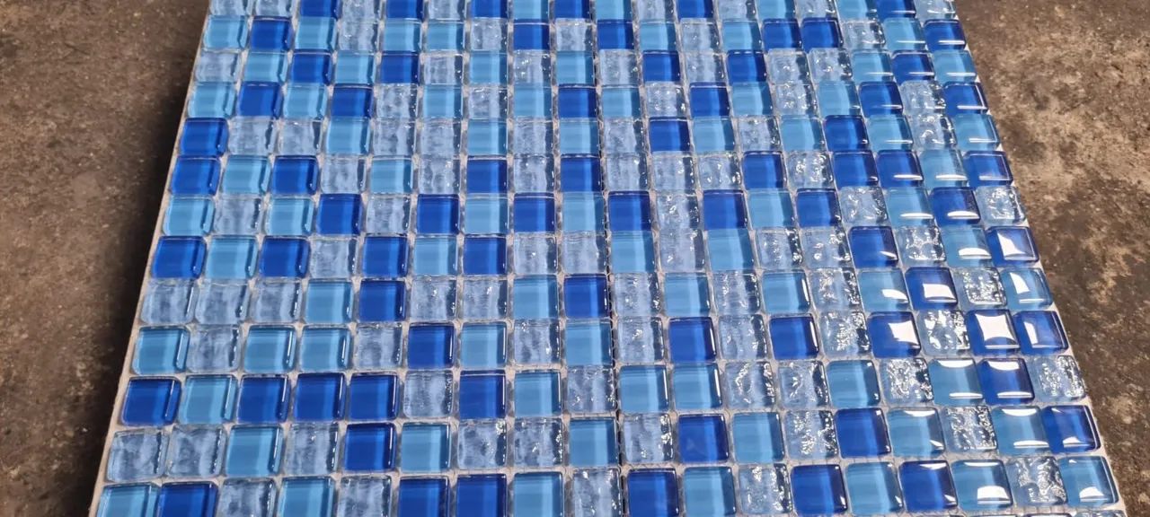 Pastilhas de Vidro Azulejo Mosaico Decorativo