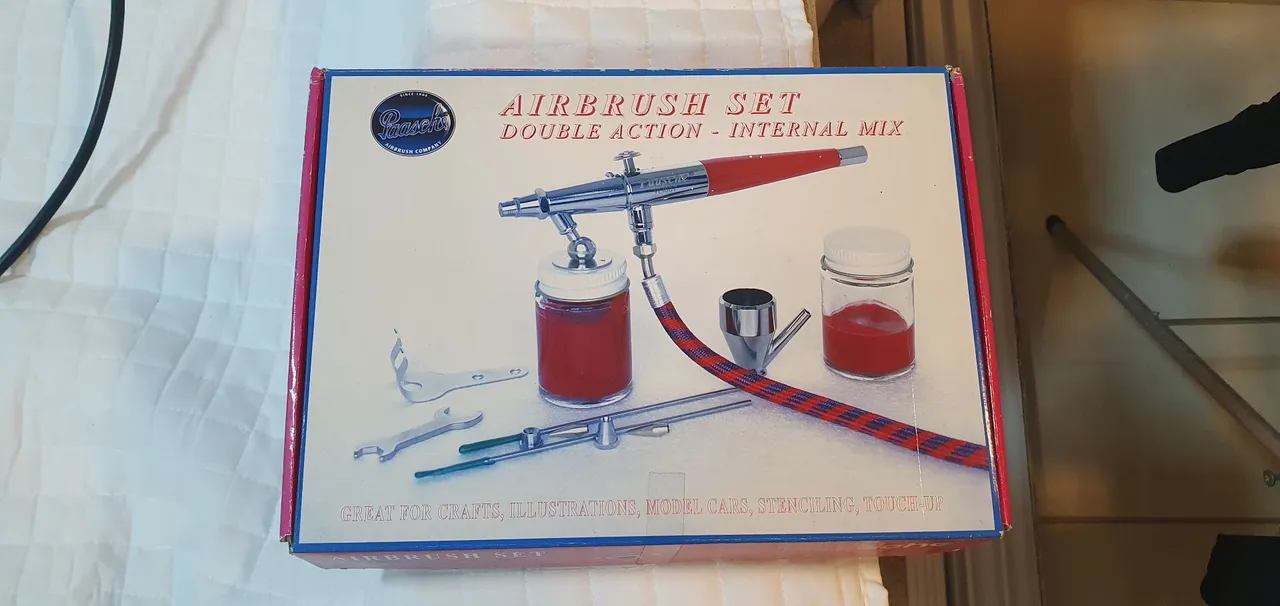 Kit Aerógrafo Paasche - Dupla Ação - Novo