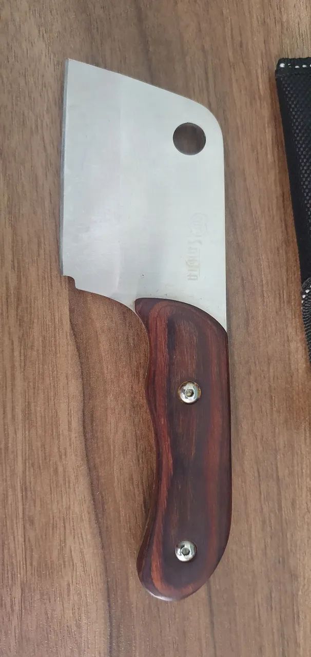 Mini Cutelo Machado Lâmina em Aço Inoxidável - Foto 2