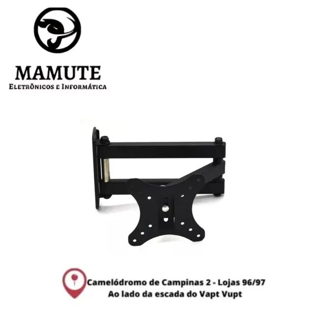 Suporte Tv Monitor Bi-articulado Tv Led Lcd De 14 Até 24