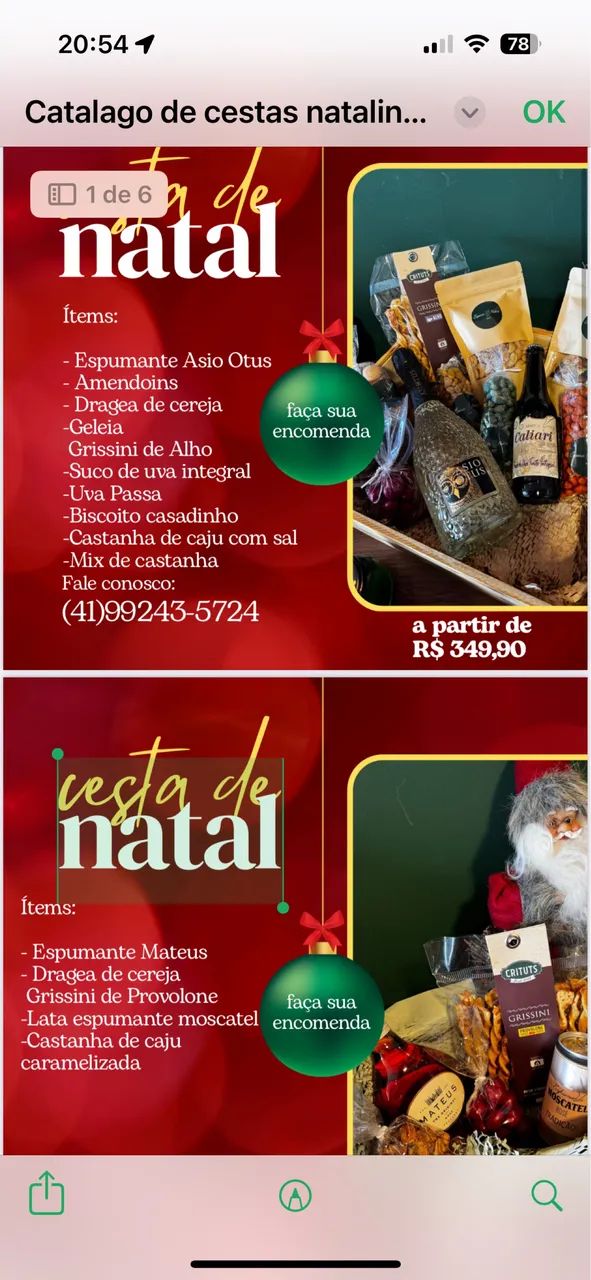 Cesta de Natal  - Foto 3