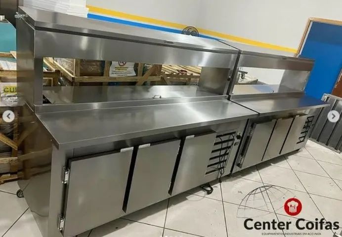Condimentadora e pizzarola refrigerada sob medida - Foto 2