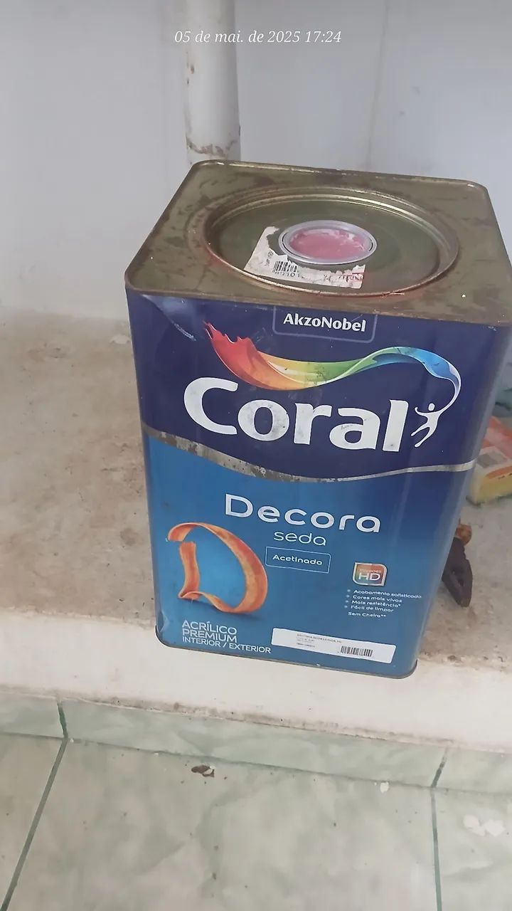 Tinta Coral Decora Seda Acetinado dois latão 