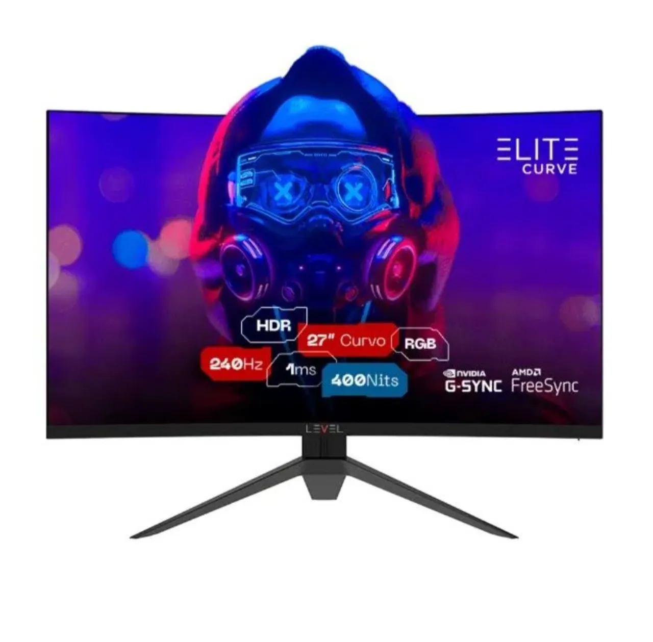 Monitor Gamer Curvo 27" Elite Curve 240Hz