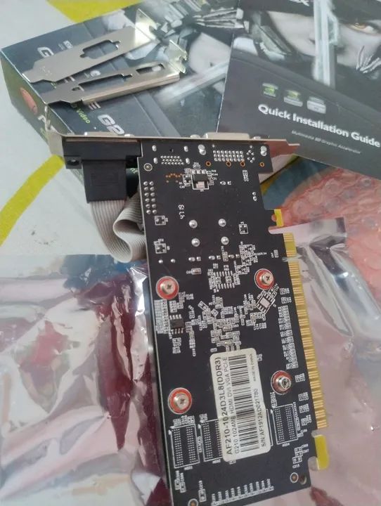 Placa de Vídeo Afox GeForce G210 1GB - Foto 2
