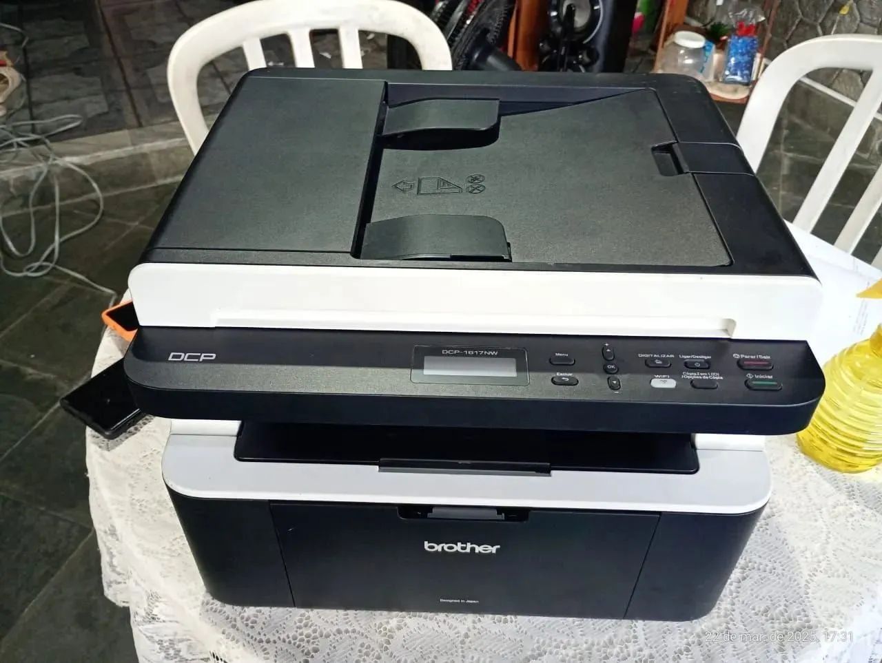 Impressora Multifuncional Brother DCP-1617NW - Periféricos e Acessórios ...