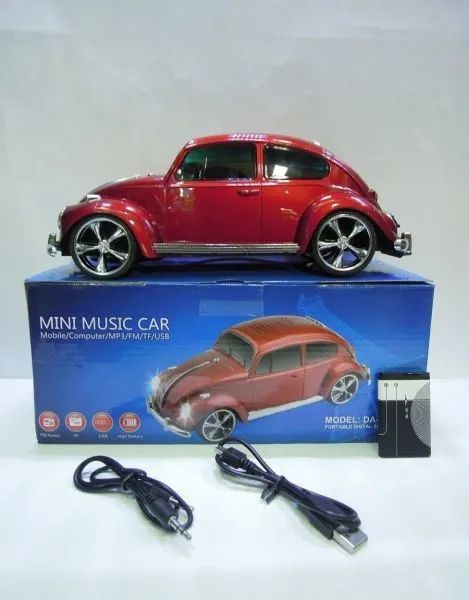 Caixa de som Bluetooth formato de Fusca ou Kombi - Foto 2