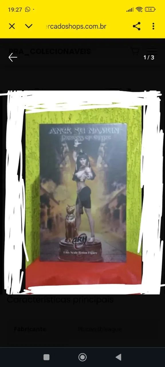 Figura de Ação Anck Su Namun:Princess of Egypt phicem tbleague 1/6