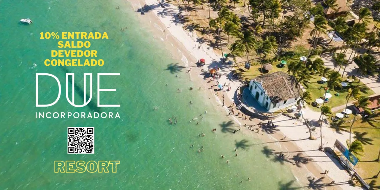 PRAIA DOS CARNEIROS - FLAT 25 m² sendo 1 qrto num resort com condições especiais de aquisi