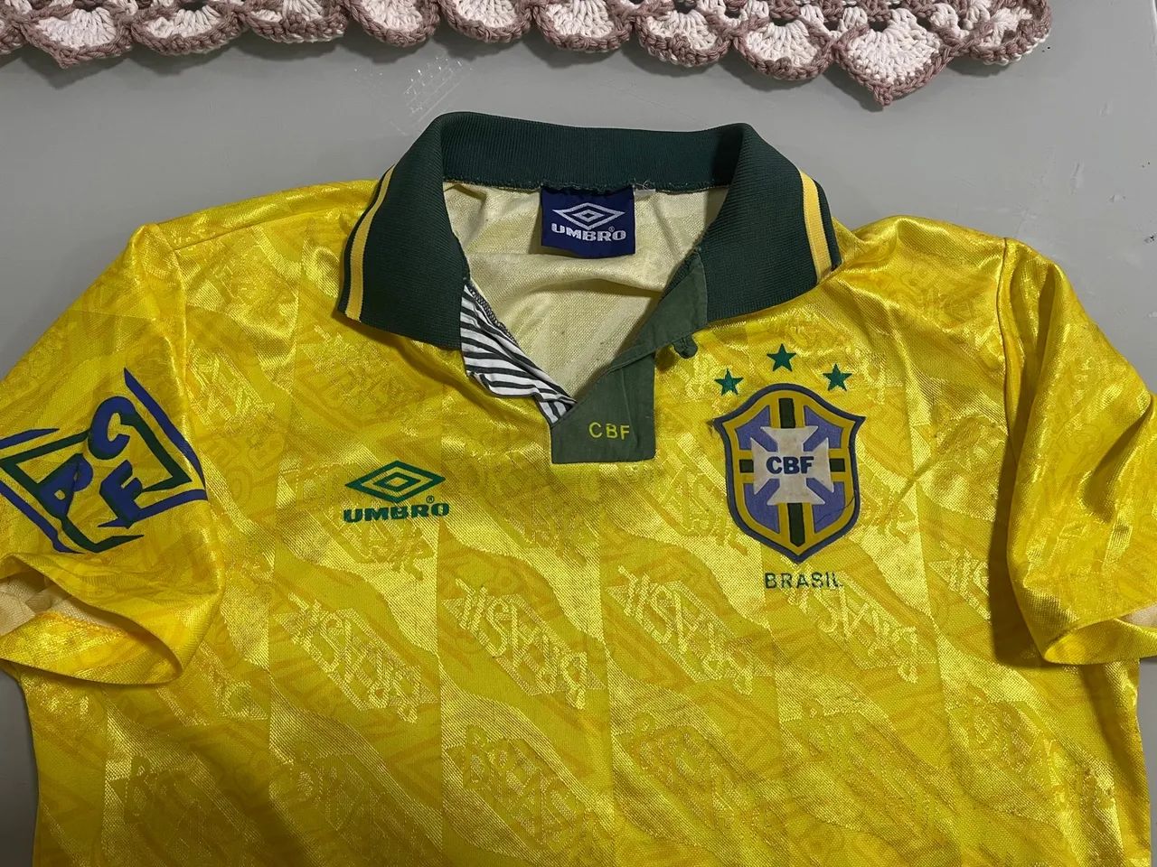 Camisa do Brasil 1993 - Umbro - Original - Foto 4