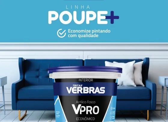 Tinta Galão 3,6l Verbras X-pro Fosco Interno (Várias cores disponíves)  