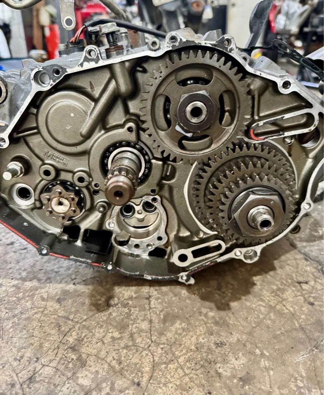 Motor baixado - XT 660 para retirada de peças 