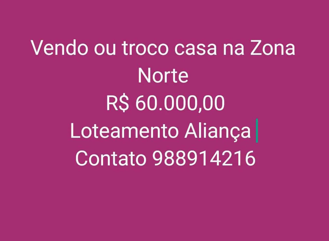 Casa na Zona Norte 