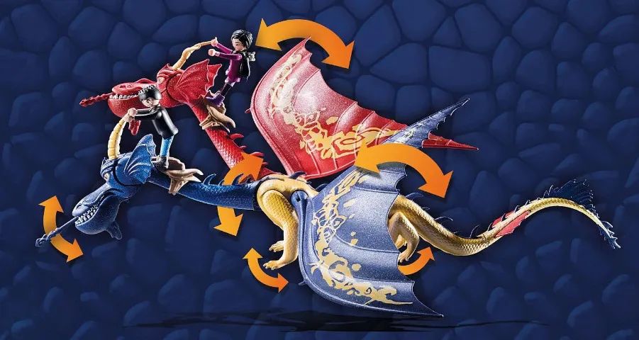 Playmobil Dragons The Nine Realms Wu & Wei & Jun Dragões 71080 Como treinar seu dragão - Foto 3