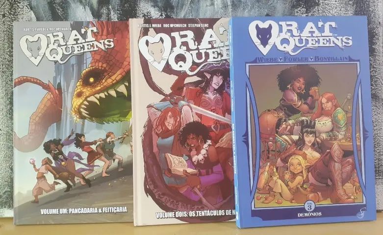 HQ Rat Queens 3 volumes (Jambô Editora)