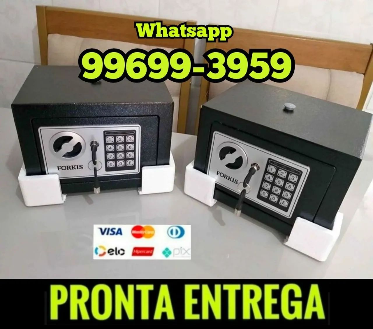 Cofre Digital Pequeno - Segurança para sua casa - Foto 2