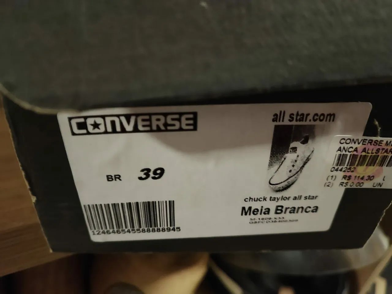 Tênis Converse Star Branco - Novo! - Foto 2
