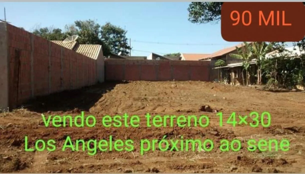 Terreno 14x30 em Los Angeles próximo ao sene
