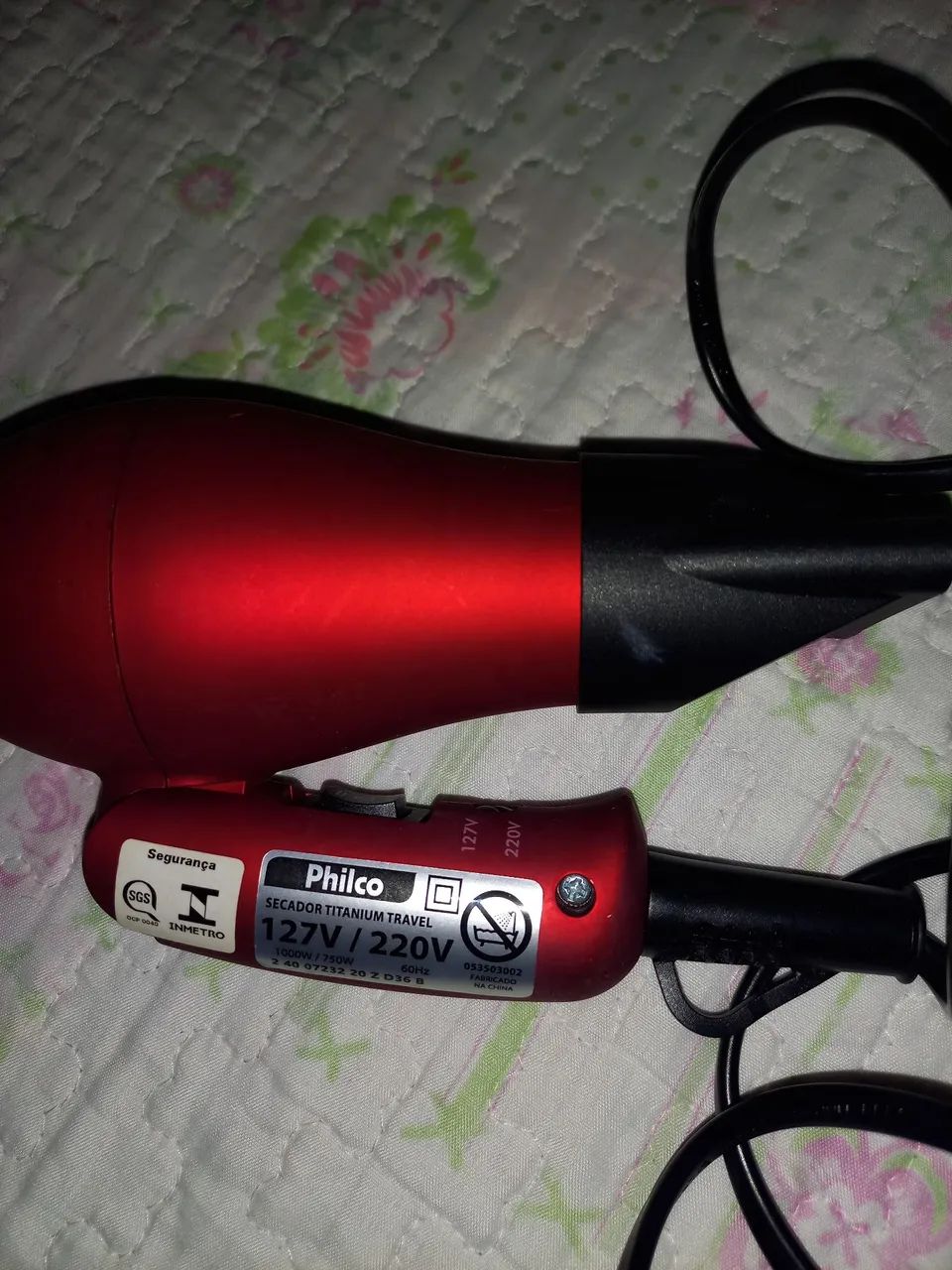 Secador de Cabelo Philco Titanium Travel Bivolt - Foto 2