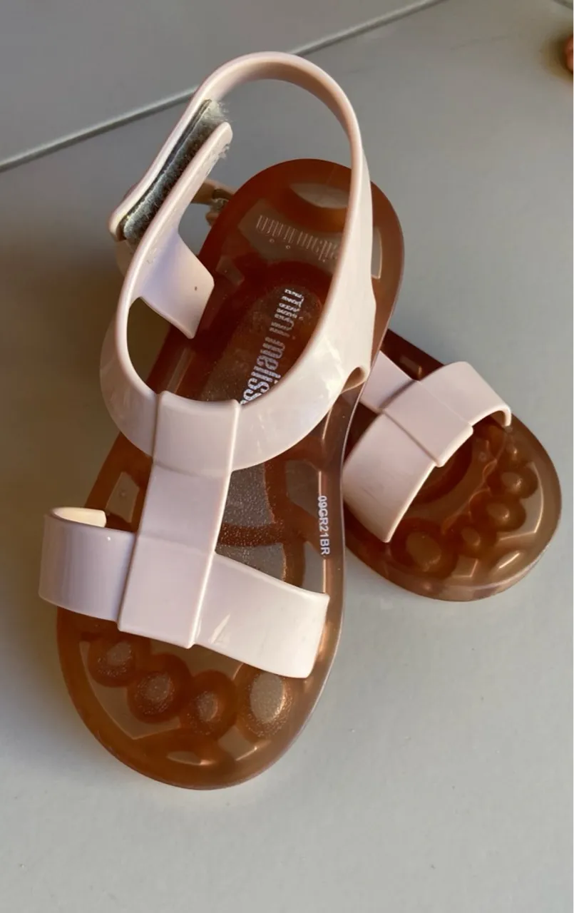 Sandália Mini Melissa Rosa - TAM 25