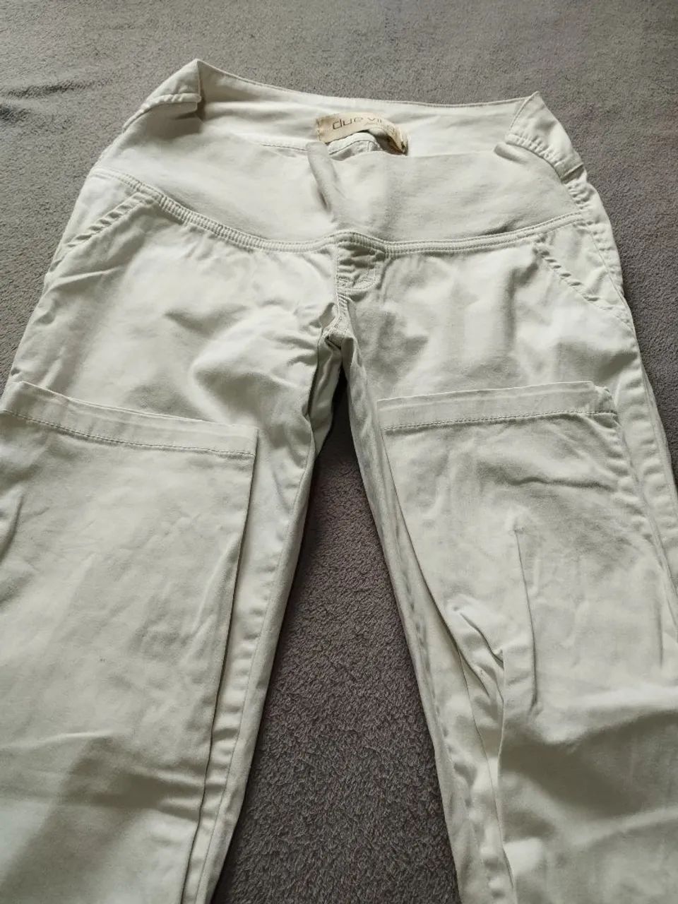 Calça PARA GESTANTE Bege Due Vita - Foto 2