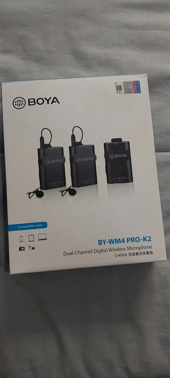 Microfone Lapela Boya By-wm4 Pro K2 - Foto 2