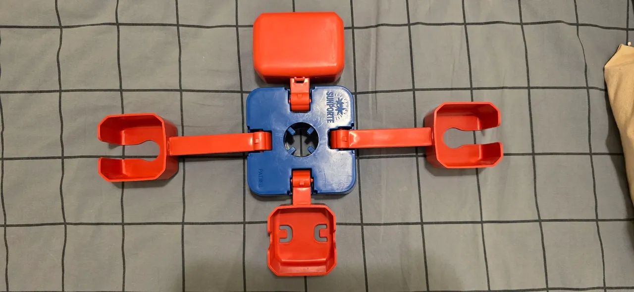 Kit Praia Completo - Saca Areia + Suporte Mesa Dobrável para Guarda-Sol - Foto 5