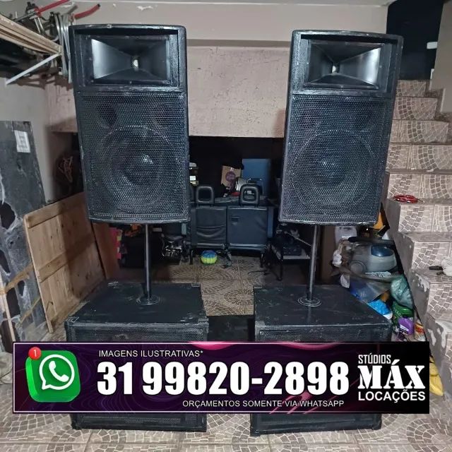 Aluguel de caixas de som profissionais para eventos