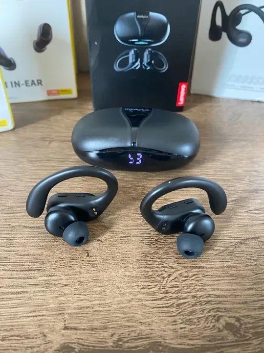 Fone Lenovo XT80 Bluetooth 5.3 Esportivo Original Novo Na Caixa Lacrado Até 18x No Cartão!