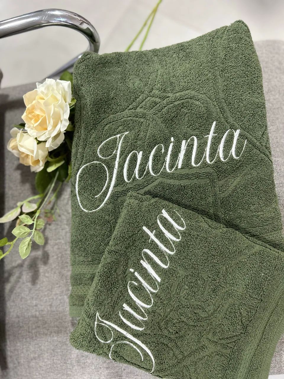 Toalhas e bordados personalizados