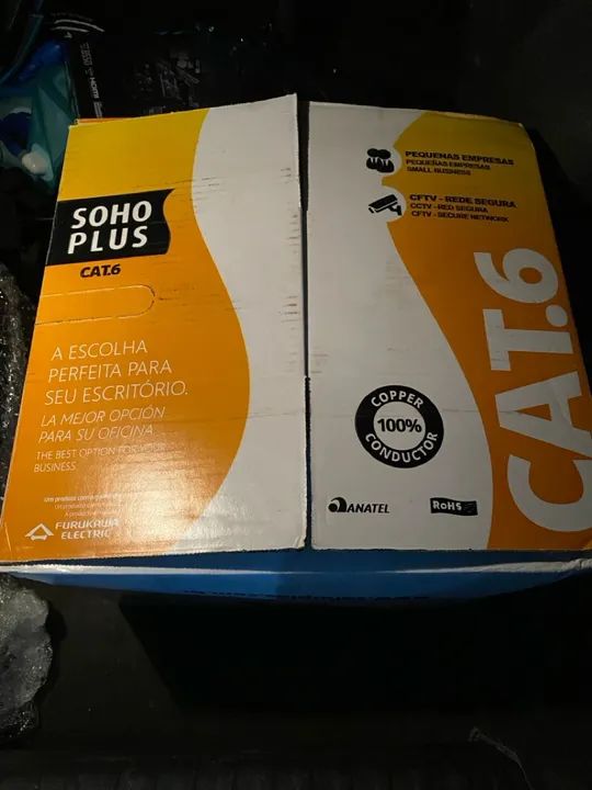 Cabo de Rede Soho Plus CAT6 - 200 Metros