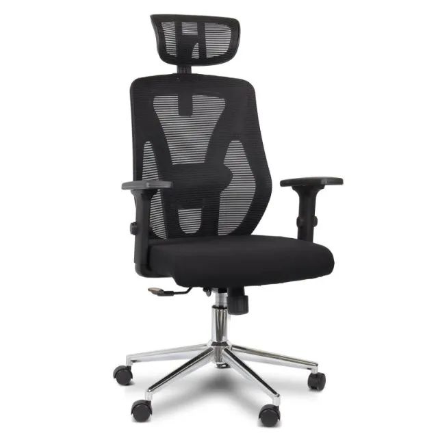 Cadeira Presidente Tela MK-4010 Preta Conforto Ergonômico Modelo Executivo -30029 - Foto 3
