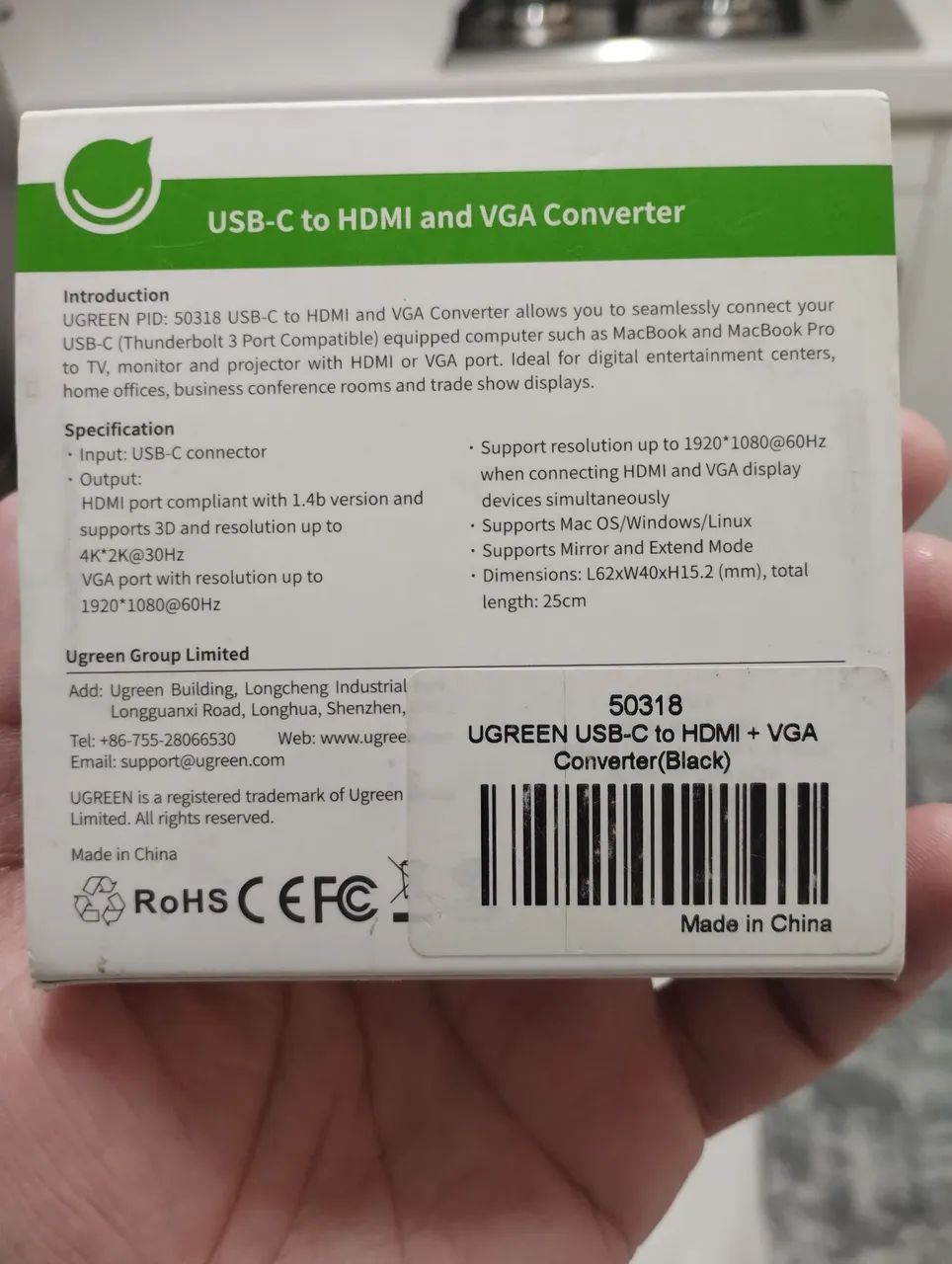 Conversor tipo c pra HDMI e VGA - Foto 3