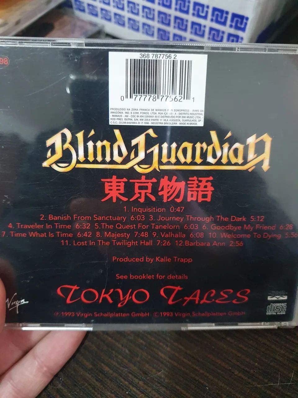 CD Blind Guardian - Tokyo Tales - Foto 2