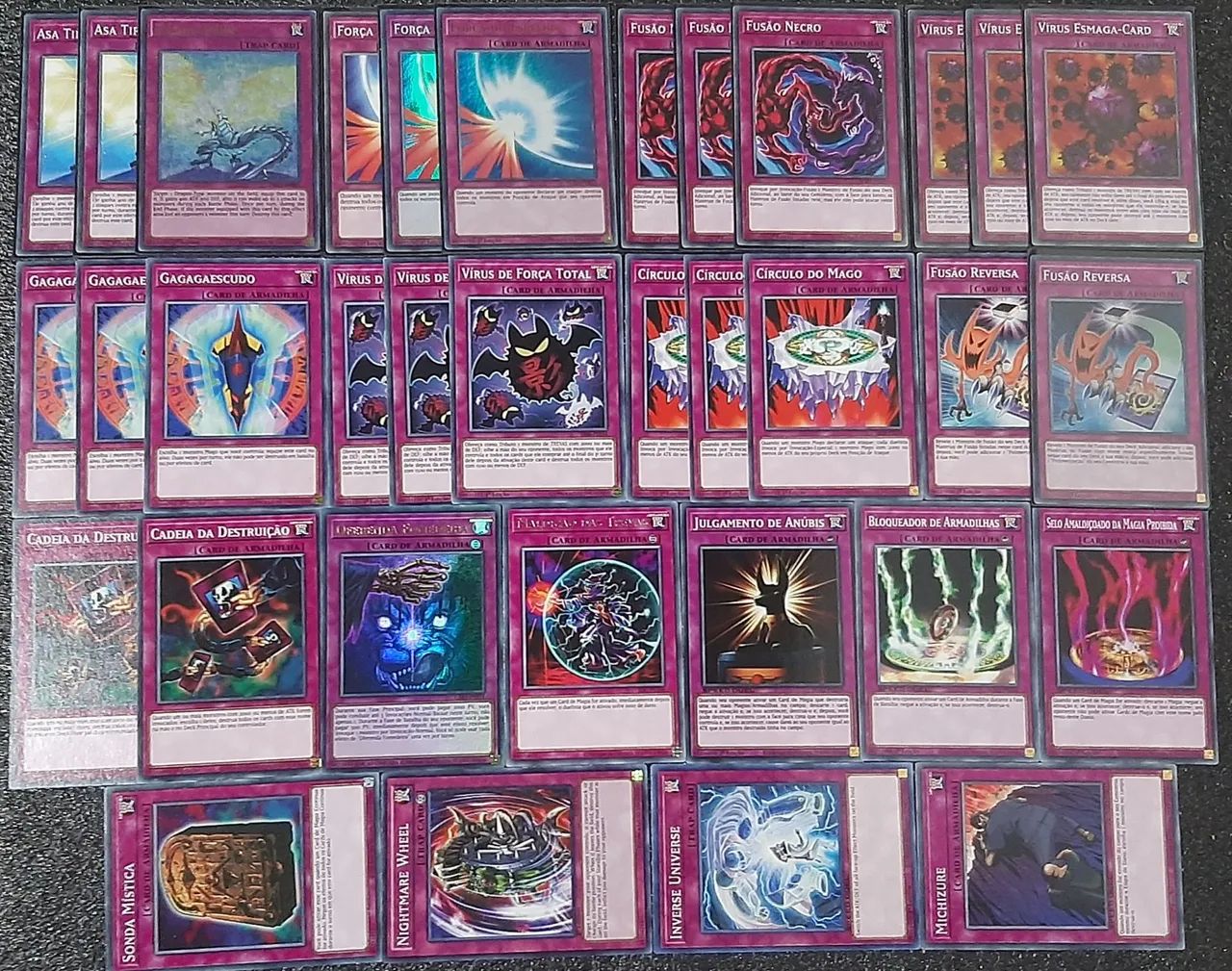 Deck mago negro funções cartas originais de yu-gi-oh - Foto 3