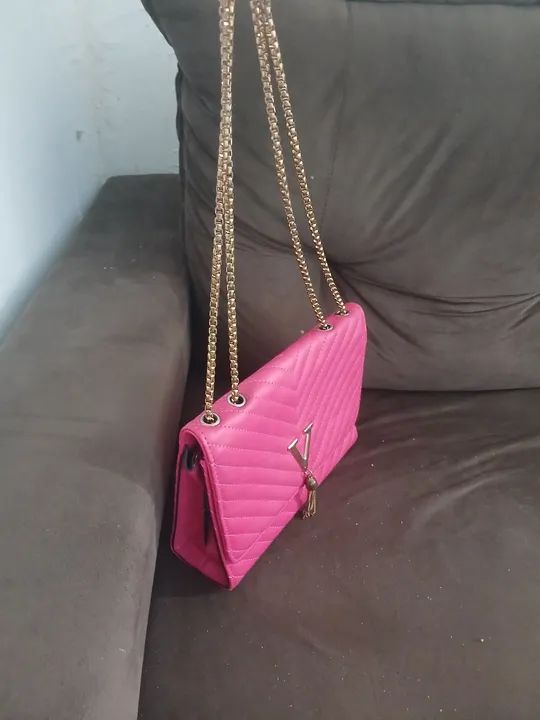 Bolsa Feminina Rosa Pink - Seminova - Foto 5