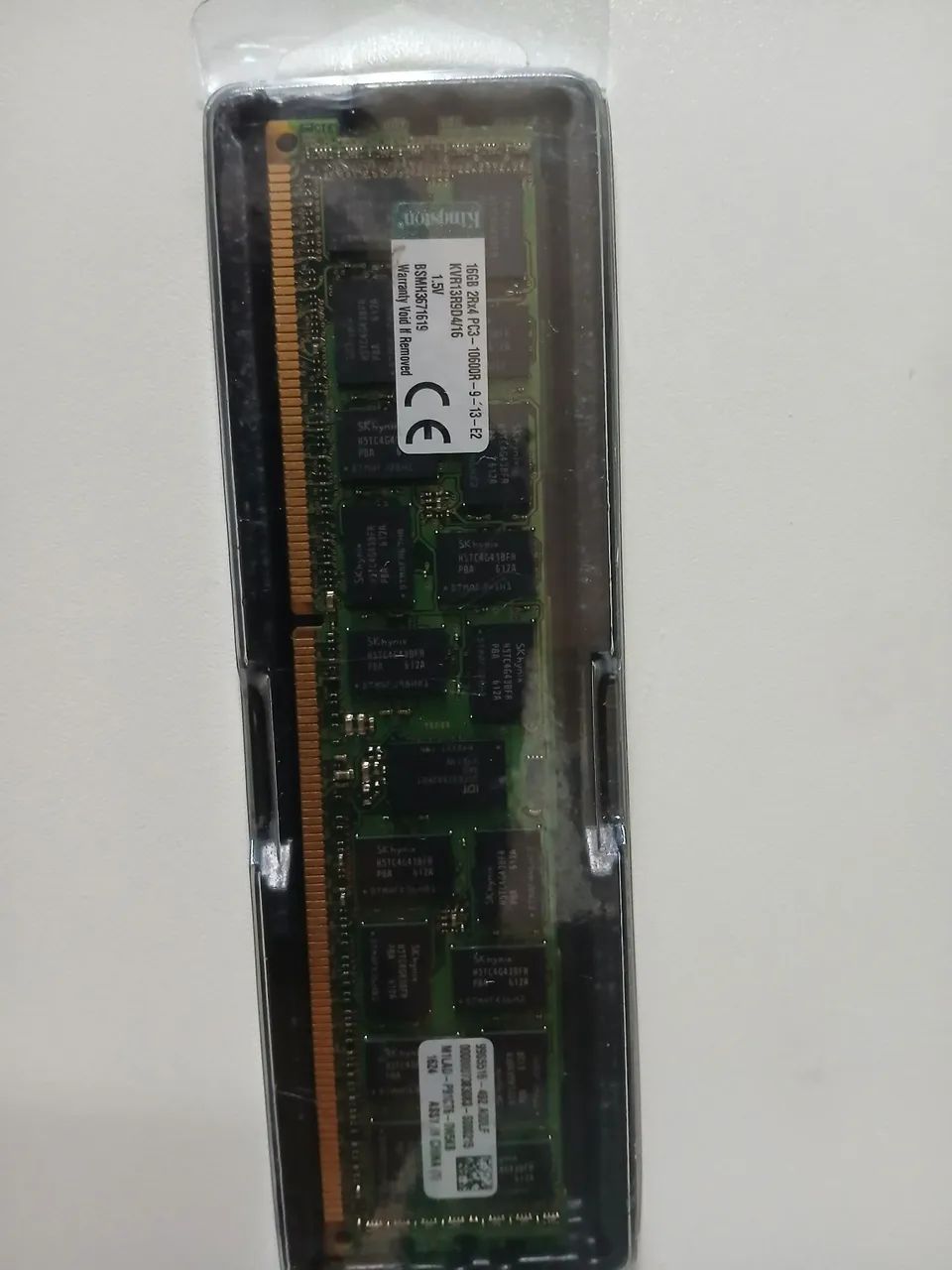 Memória Ram Servidor 16GB PC3-10600R Kingston