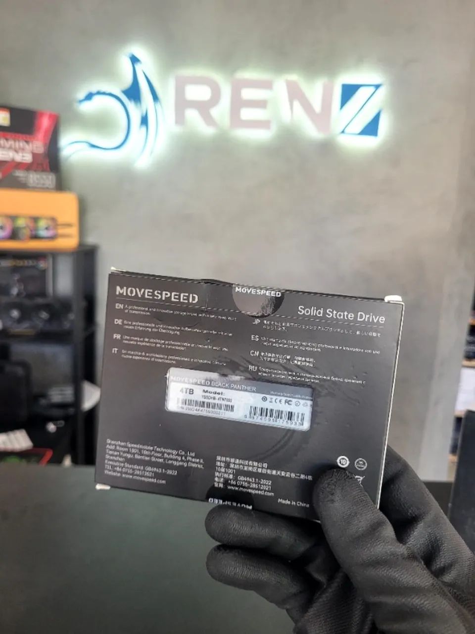 SSD M.2 Pcie 4.0 Nvme 4TB Movespeed 7450MB/s Novo (Lacrado) de alta velocidade. - Foto 3