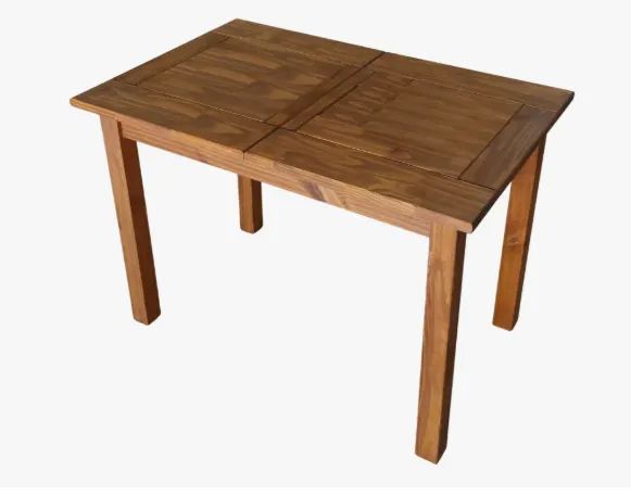 Mesa Extensível Cozinha Funcional Madeira Maciça Pinus Taeda65082643157251122