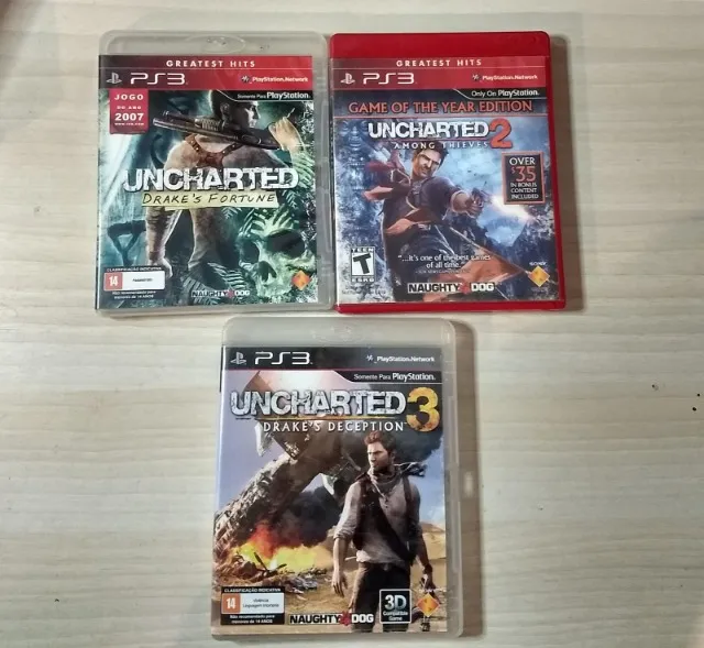 Trilogia Uncharted PS3 - Envio OLX Pay